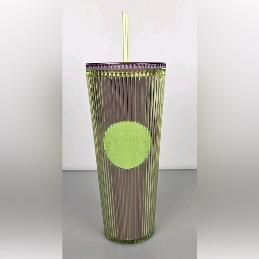 Starbucks Iridescent Green and Purple Tumbler